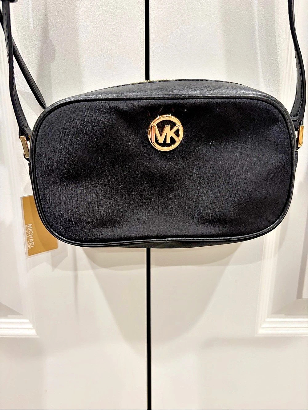 Michael Kors Jet Set Small Camera Crossbody Bag Black